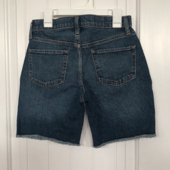 NWT Old Navy Bermuda jean shorts size 12 high rise 6” inseam - Picture 4 of 4